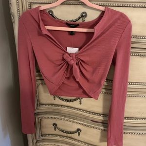 Forever 21 tie crop top